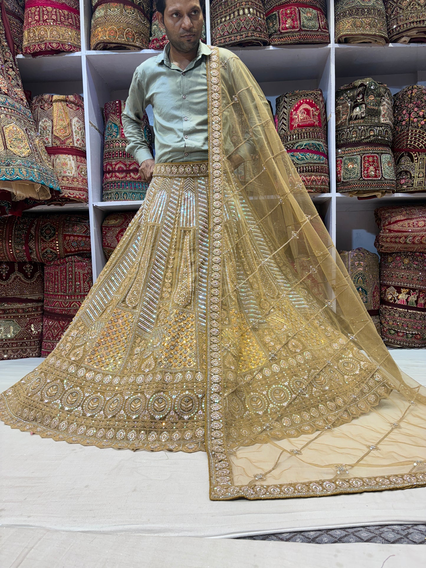 Engaging maroon summer cotton unstitched suit ( free size )