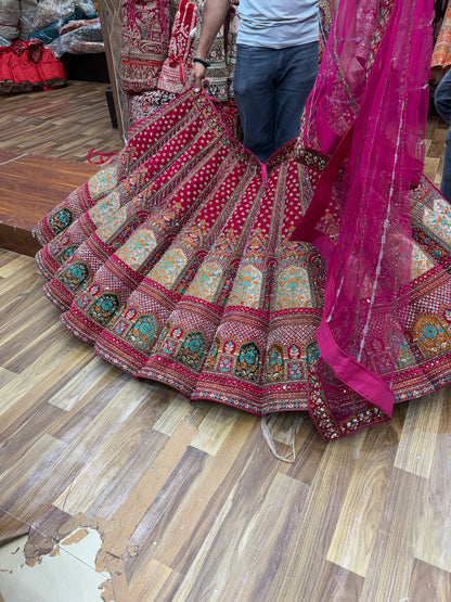 Pink Ball Bridal Lehenga