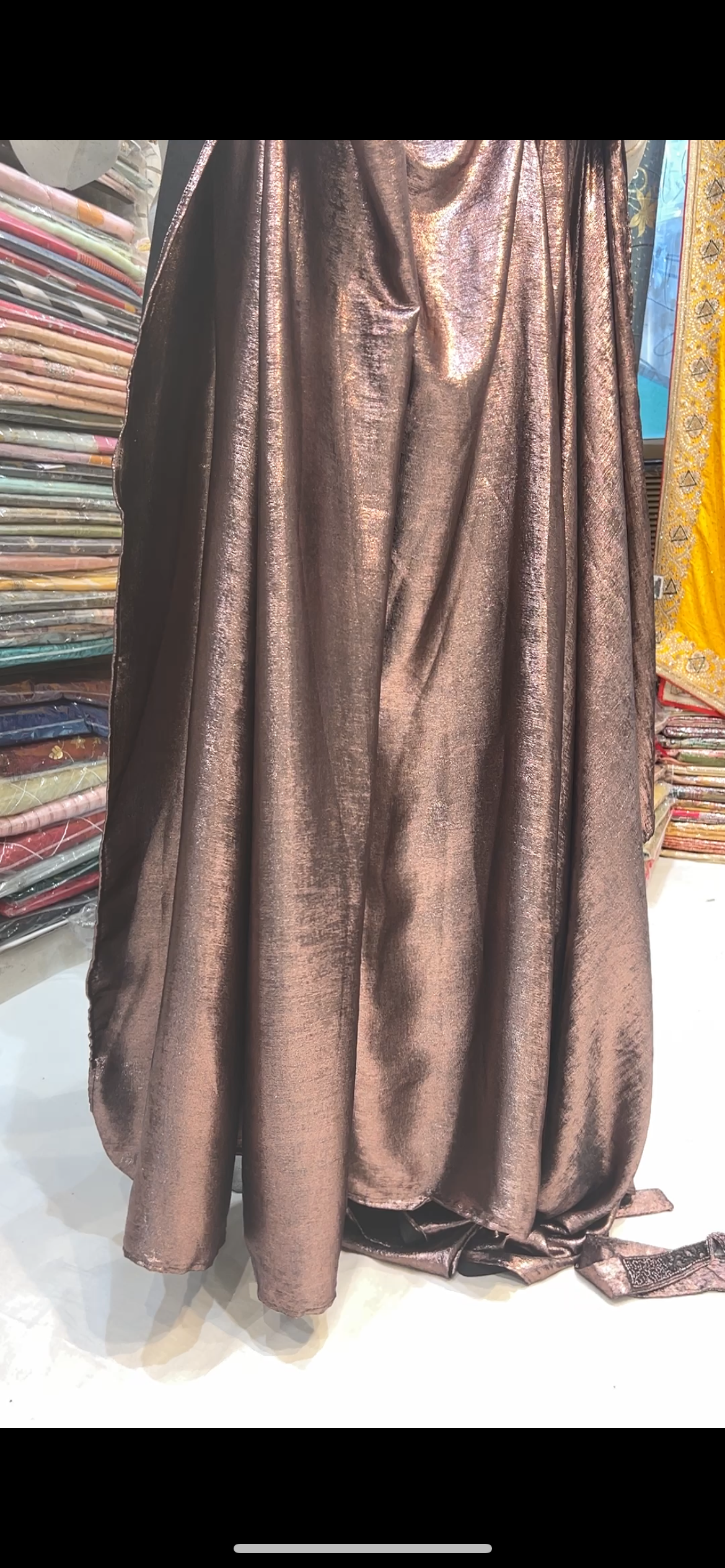 Fabulous Golden brown Saree