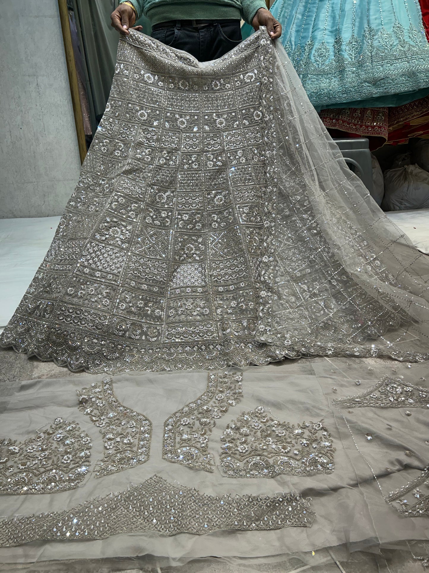 Pretty grey Lehenga