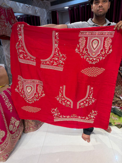 Red Bridal Lehenga