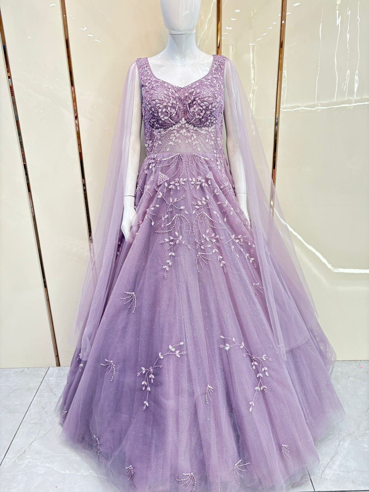 Lavender gown