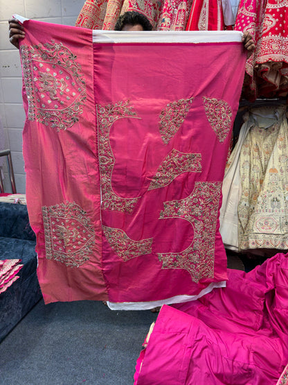 Rani Pink Designer Bridal Lehenga