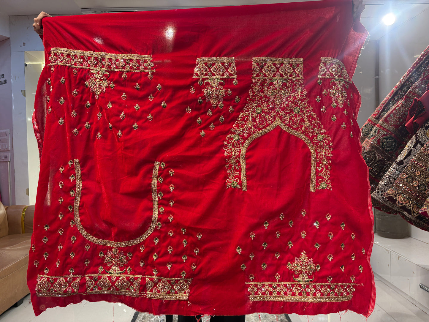 Lovely red ball bridal Lehenga