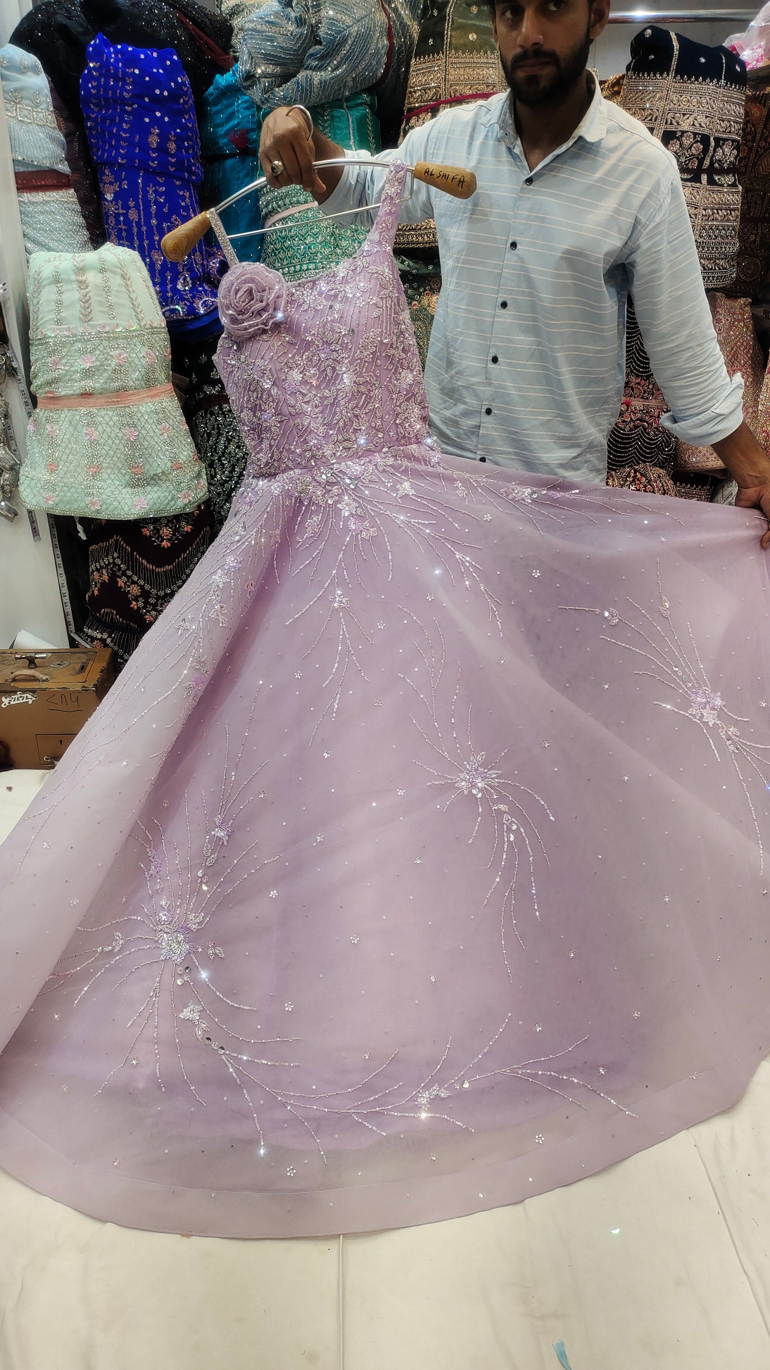 floral-pink-girlish-dress-gown