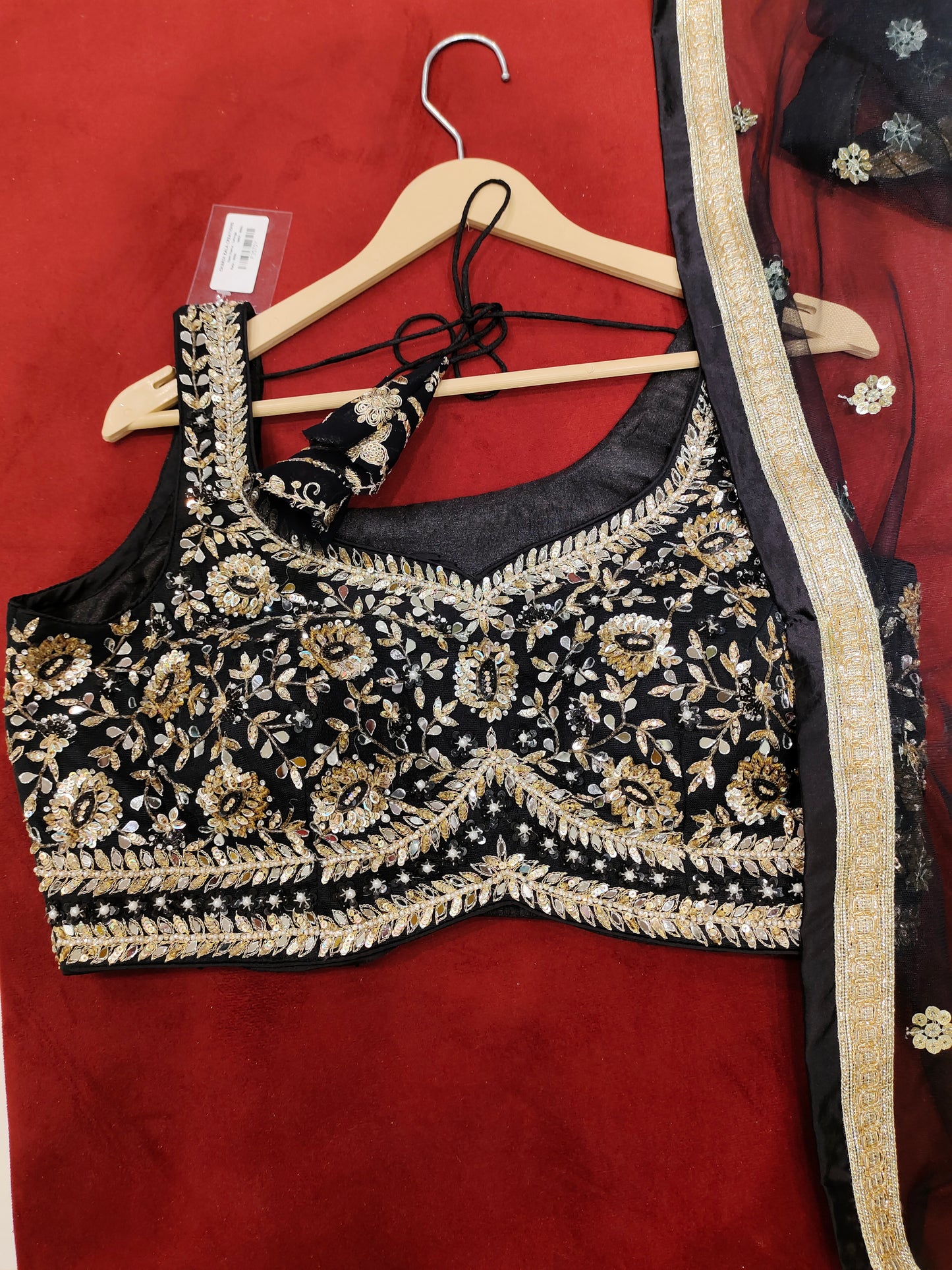 Extraordinary black Lehenga