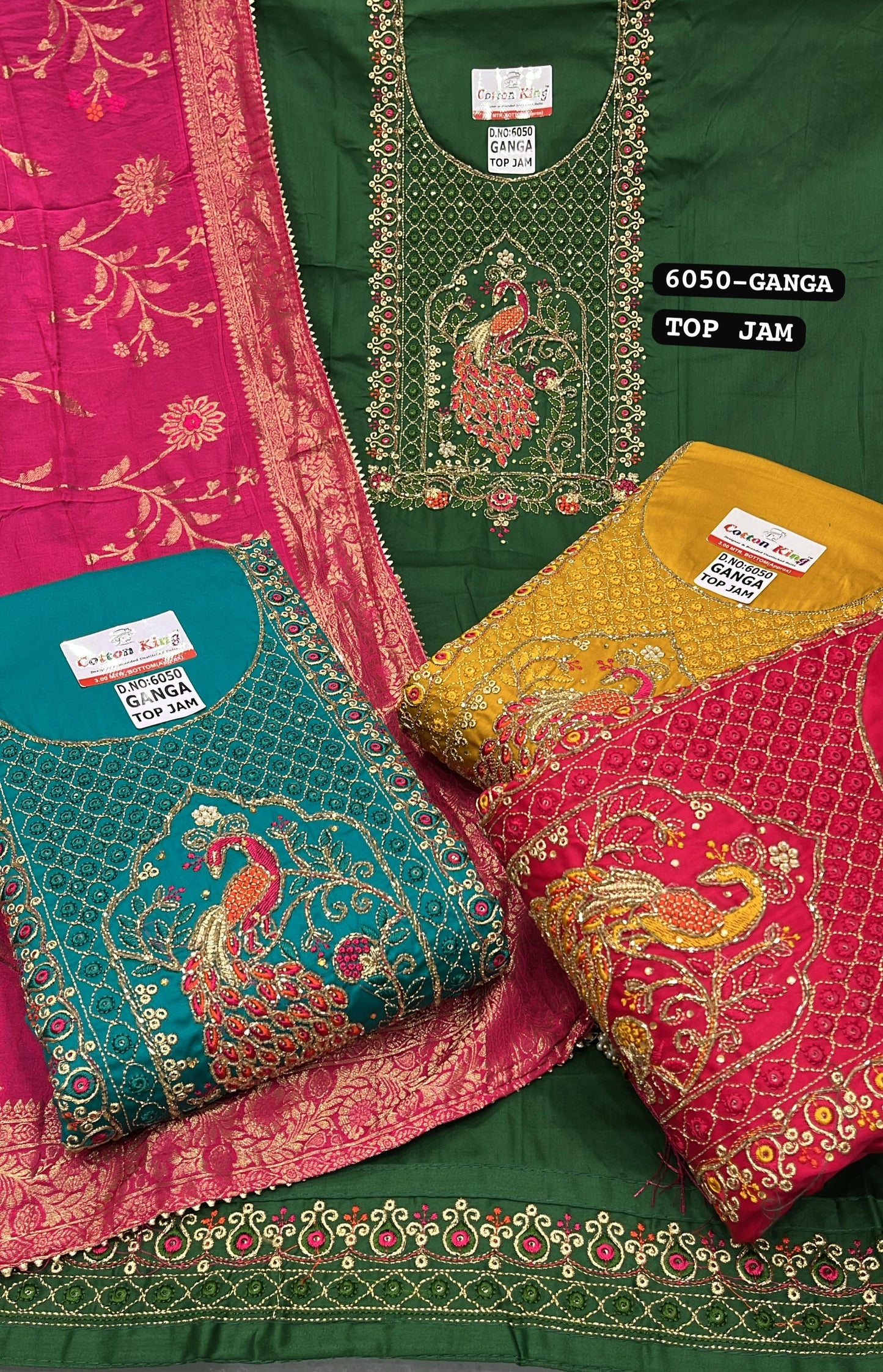 Impresionante traje verde sin costuras (talla única)