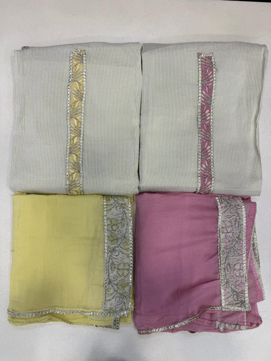 Awesome Unstitched suit ( free size )