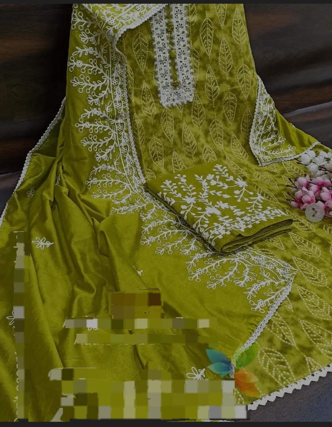Tremendous yellow haldi mehendi Unstitched suit ( free size )