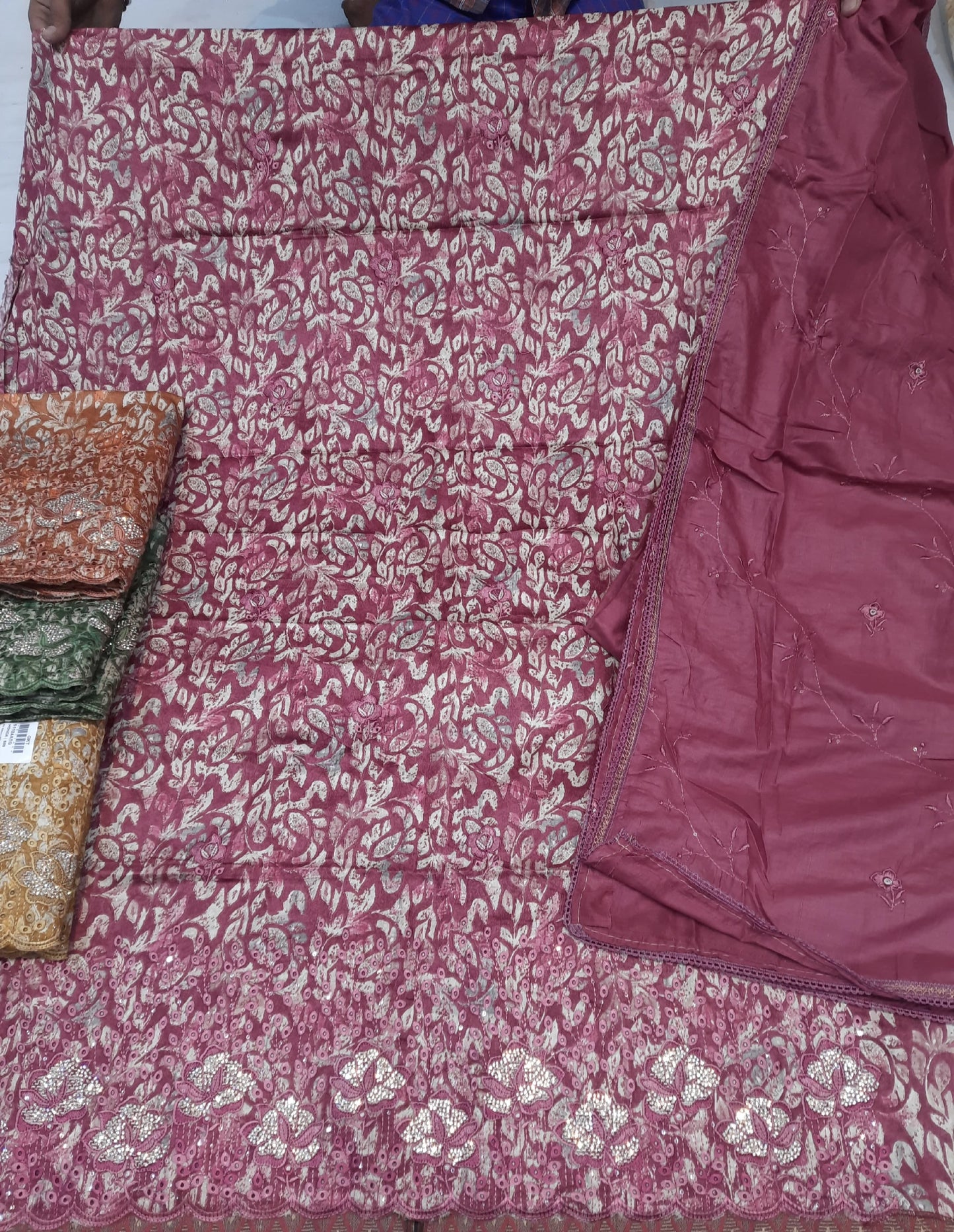Astonishing maroon Fancy Salwar suit (free size)