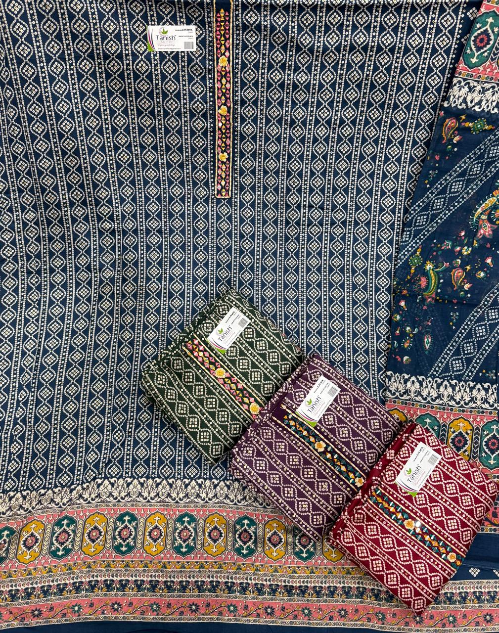 Navy blue Fancy Salwar suit (free size)