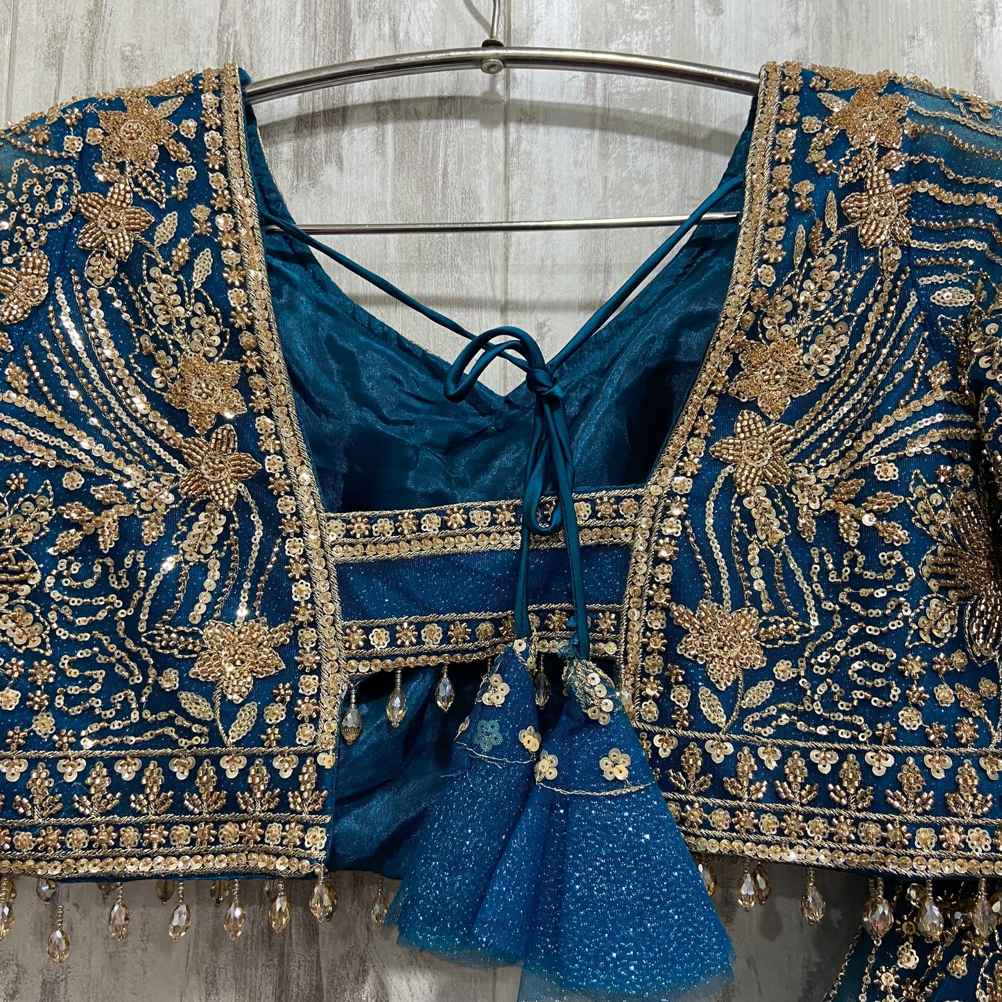 Astonishing Dark pink crop top Lehenga