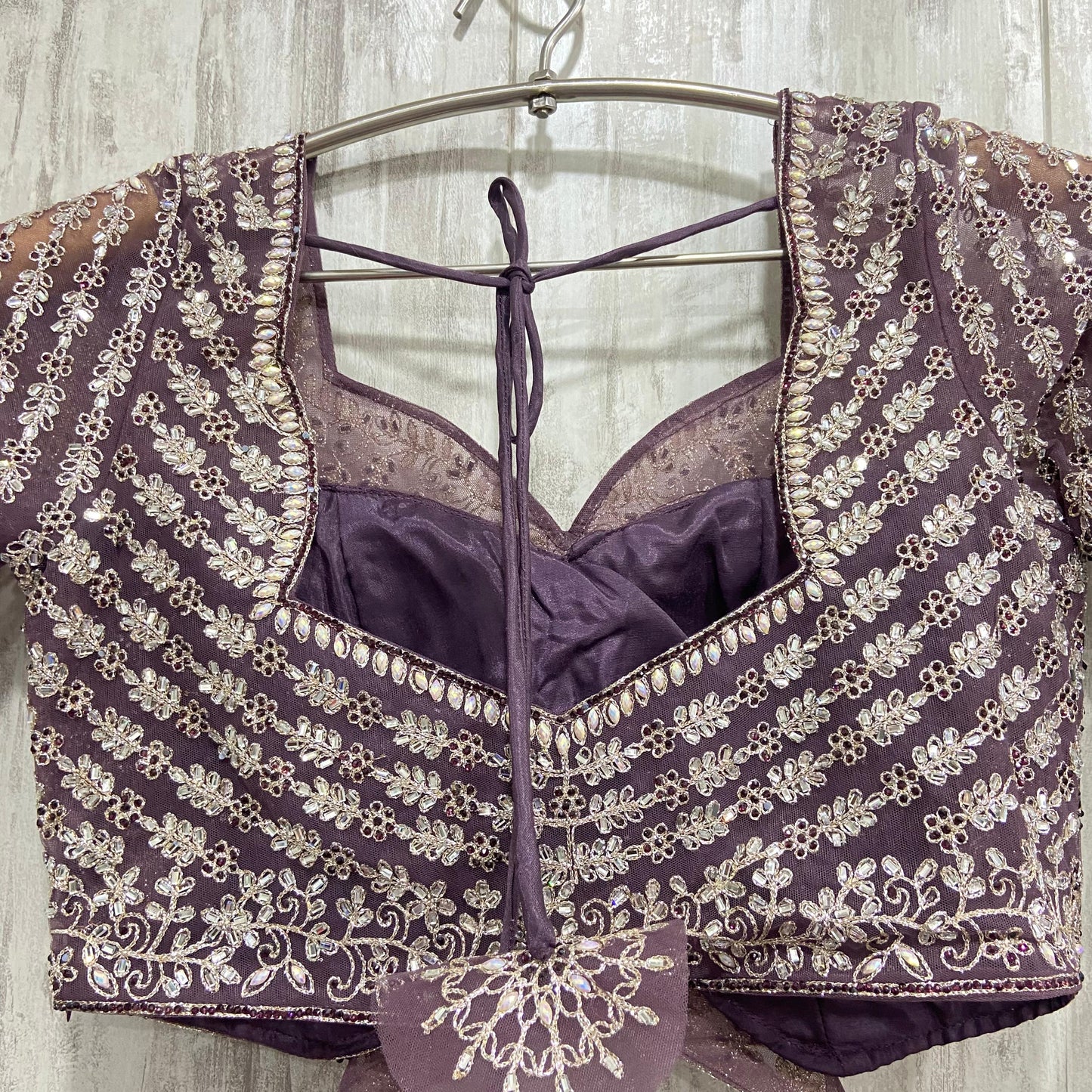 Lavishing orange crop top Lehenga