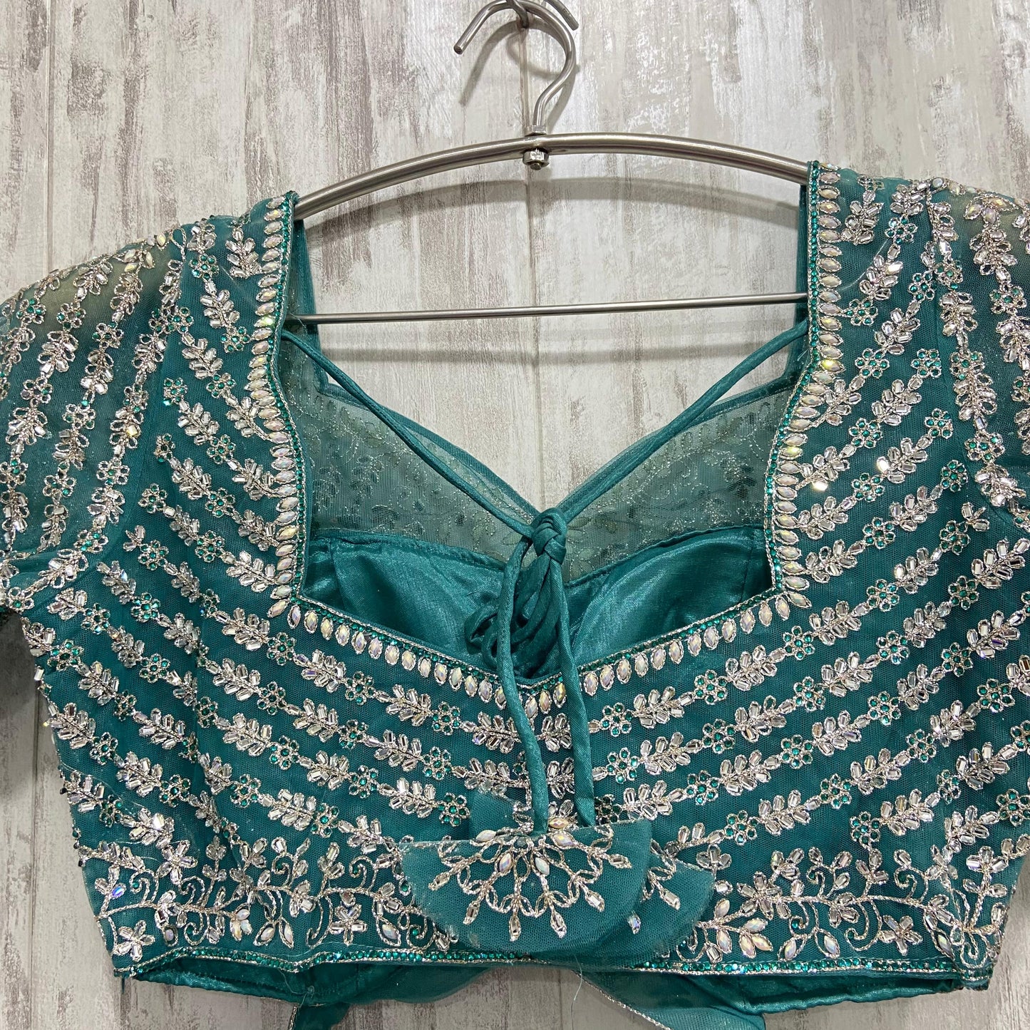 Lavishing orange crop top Lehenga