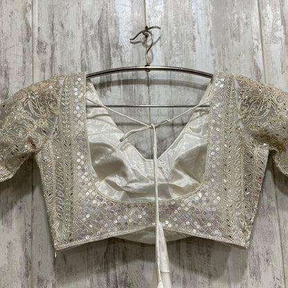 Attractive golden mustard crop top Lehenga