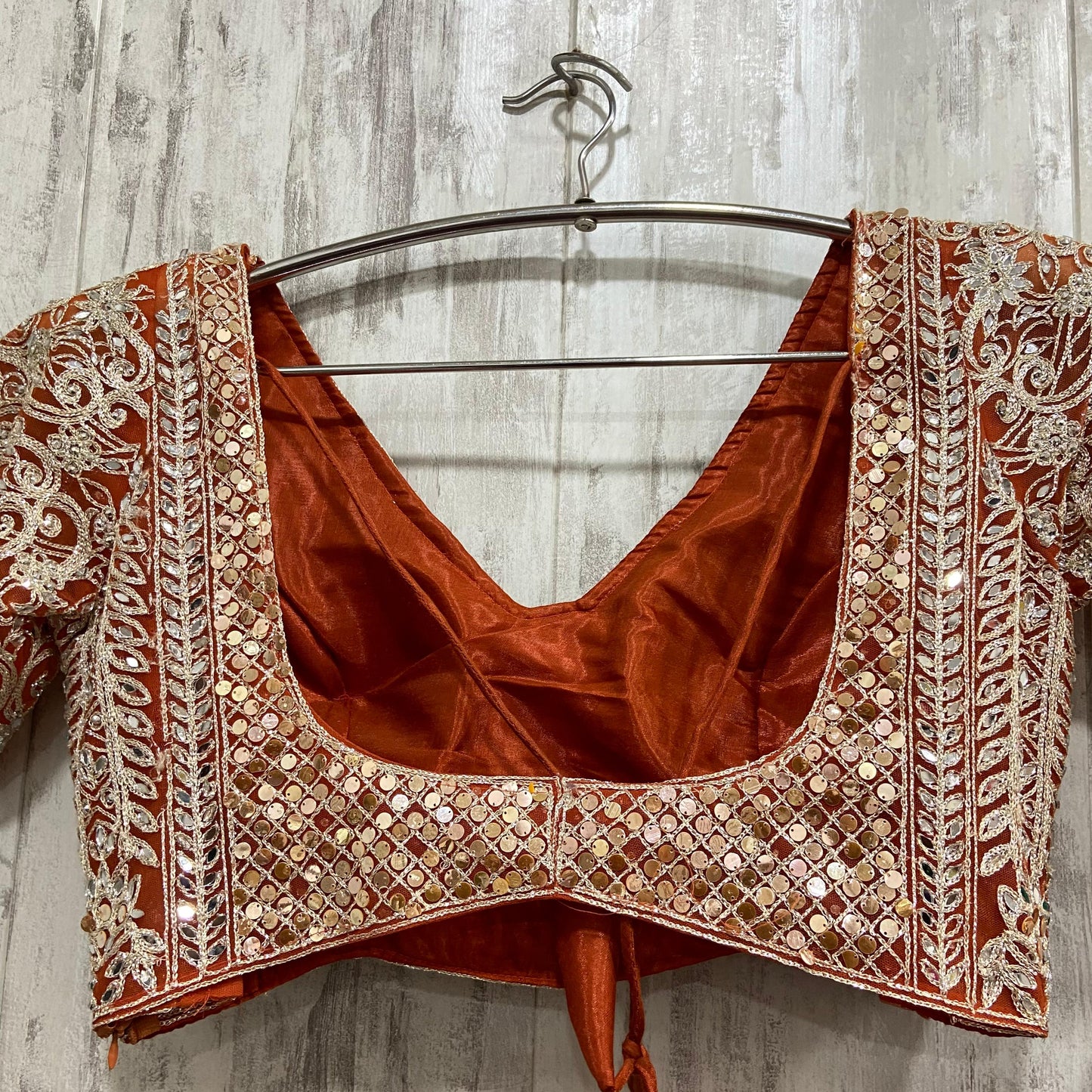 Attractive golden mustard crop top Lehenga