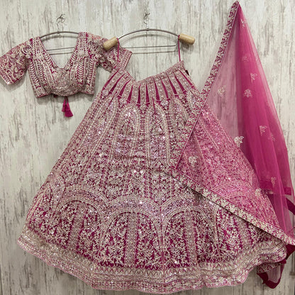 Attractive golden mustard crop top Lehenga