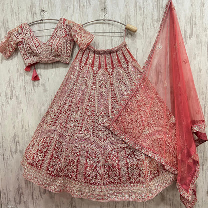 Attractive golden mustard crop top Lehenga