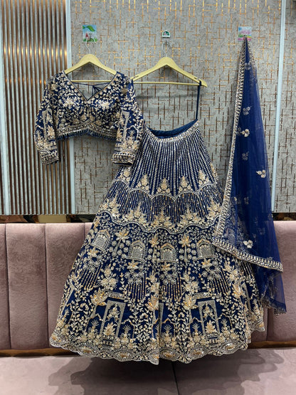 Designer Red crop top Lehenga Happy Customer