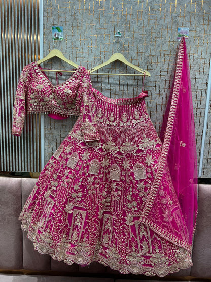 Pretty yellow mustard crop top Lehenga