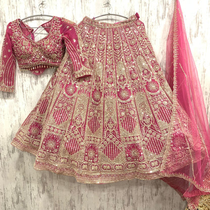 Amazing mustard orange crop top Lehenga