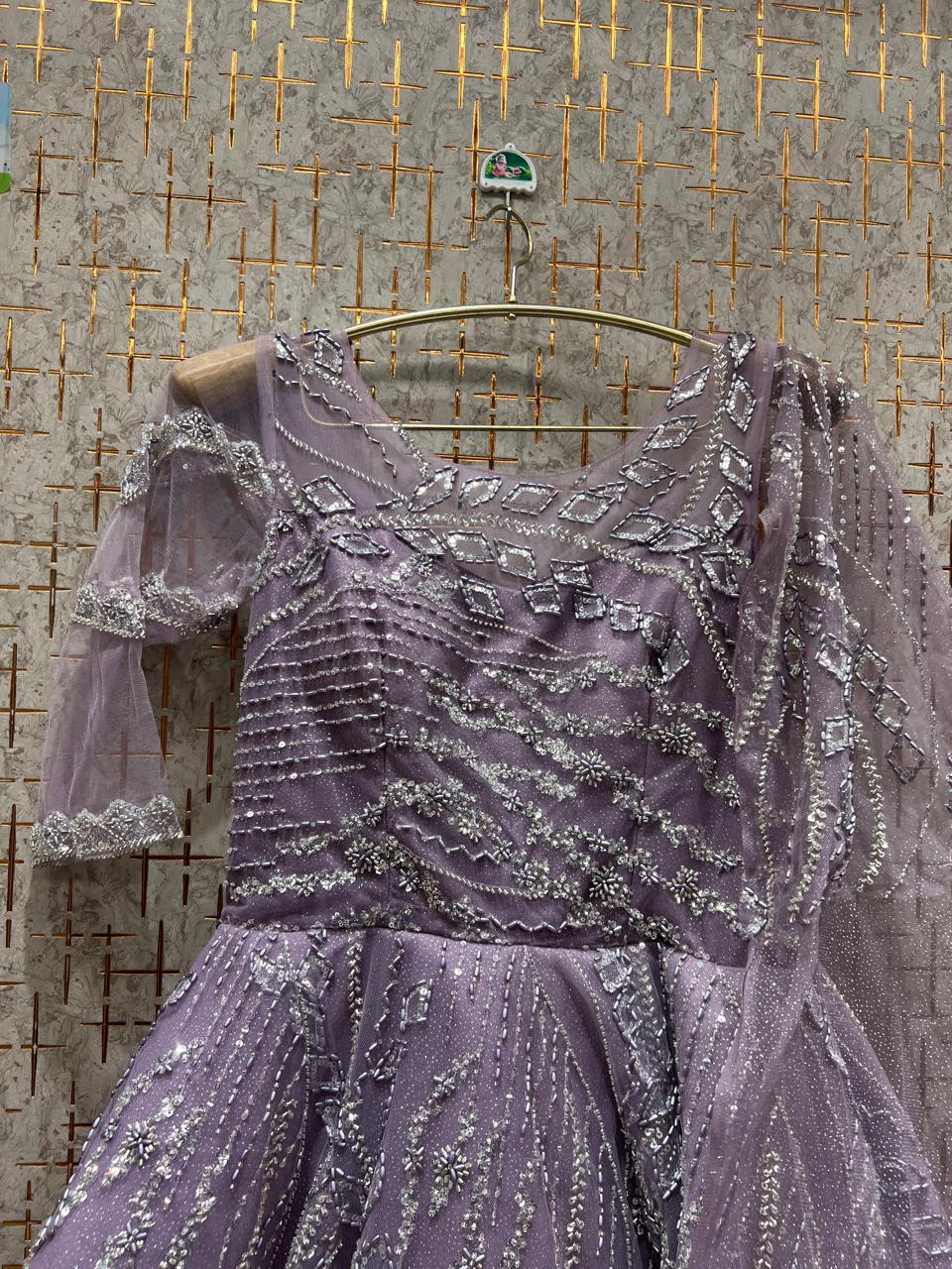 Beautiful purple lavender gown