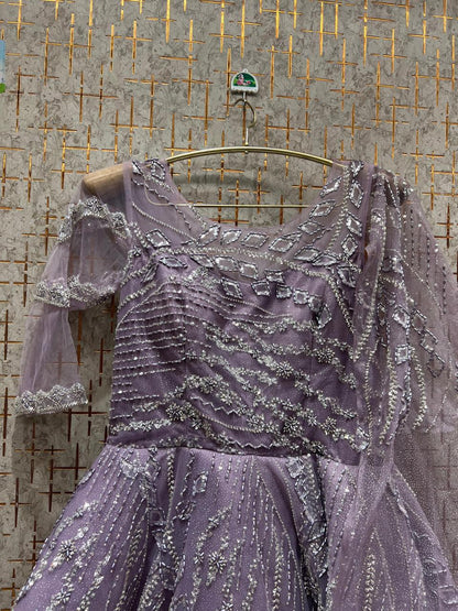 Beautiful purple lavender gown