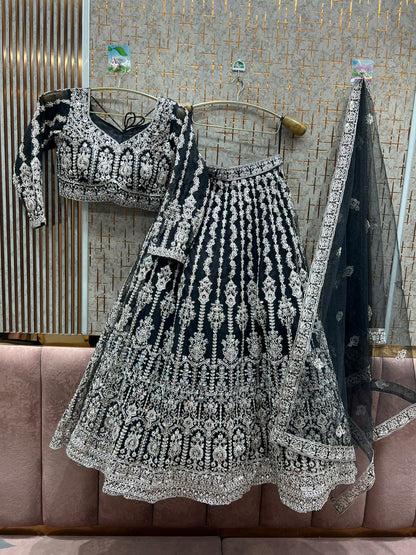 Something different yellow haldi mehendi crop top Lehenga