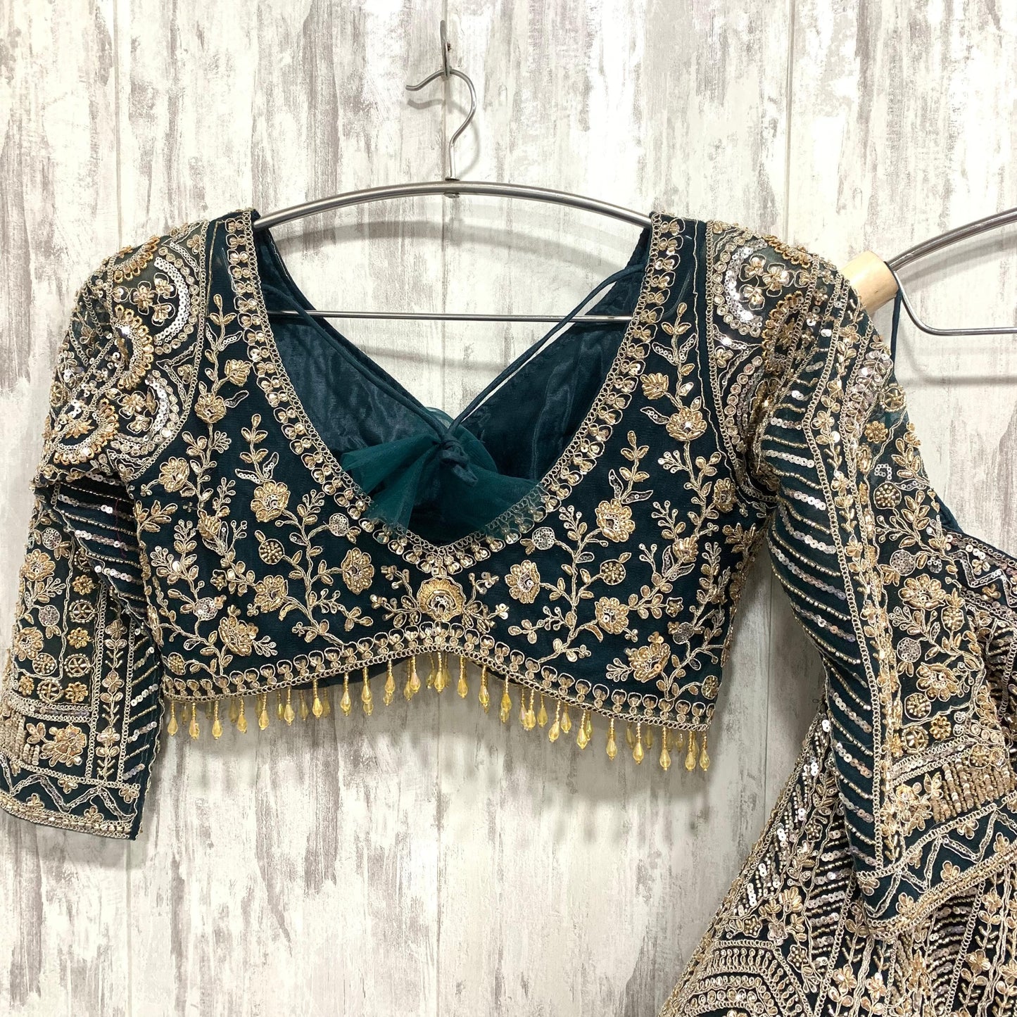 Fantastic yellow haldi mehndi Crop top Lehenga