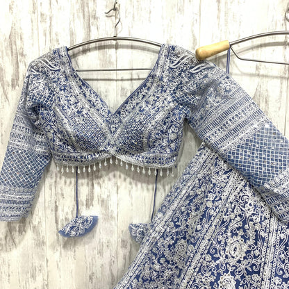 Fantastic yellow haldi mehndi Crop top Lehenga