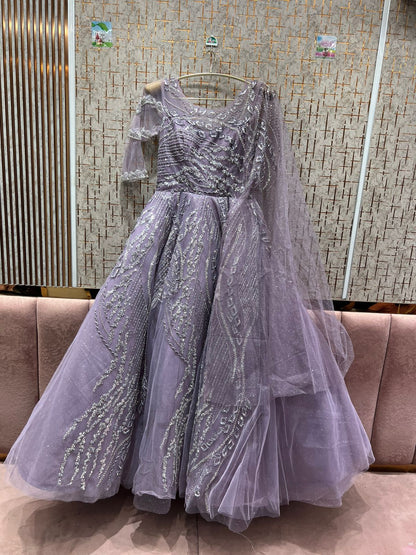 Beautiful purple lavender gown
