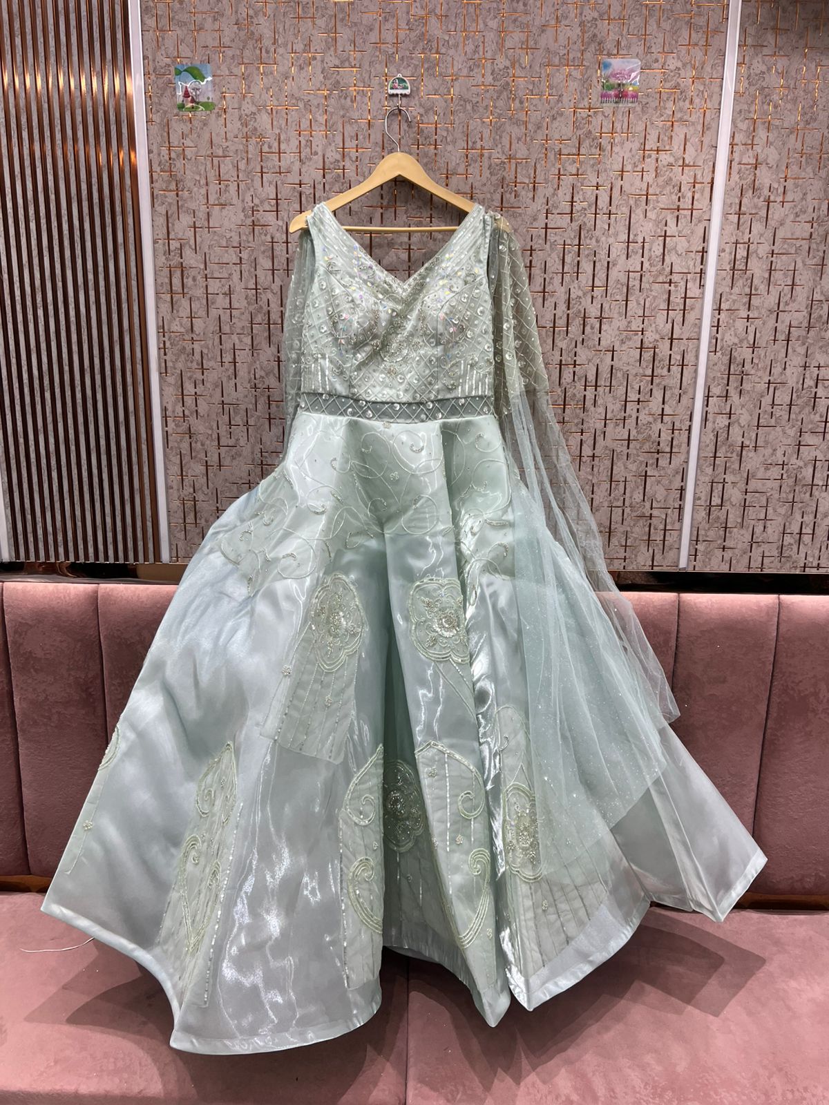 Gorgeous Sky blue gown Cinderella