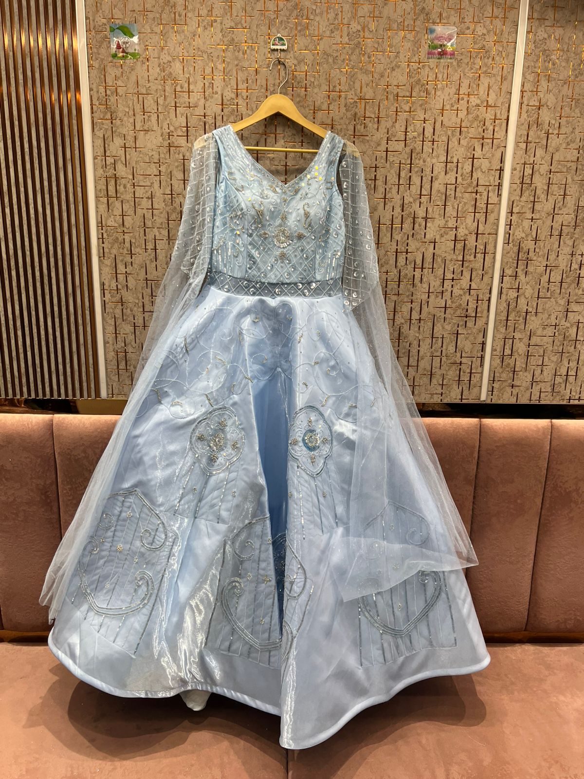 Gorgeous Sky blue gown Cinderella