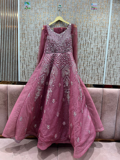 Gorgeous hot pink gown