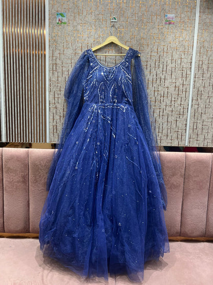 Good looking Navy blue gown