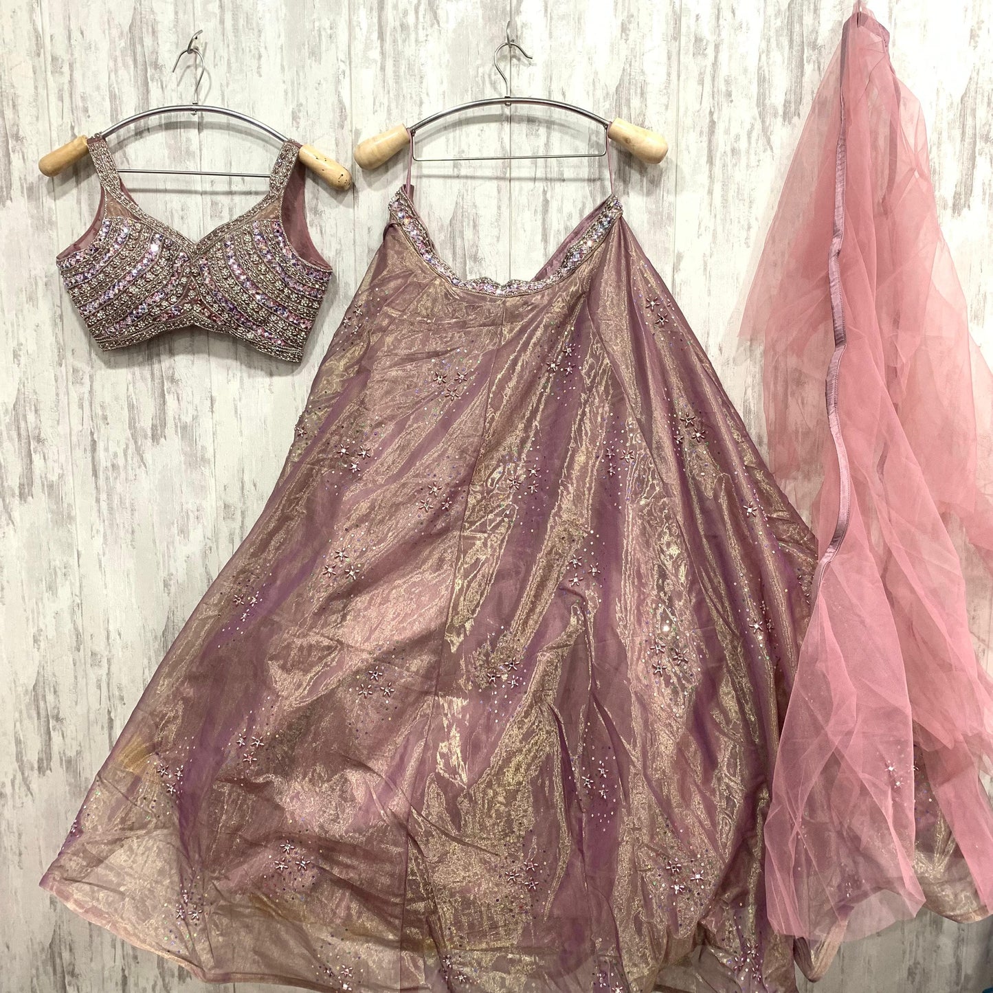 12 kali Amazing Orange crop top Lehenga