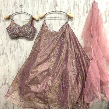 12 kali Amazing Orange crop top Lehenga