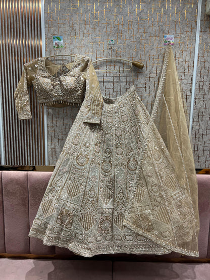 Fantastic mustard crop top Lehenga