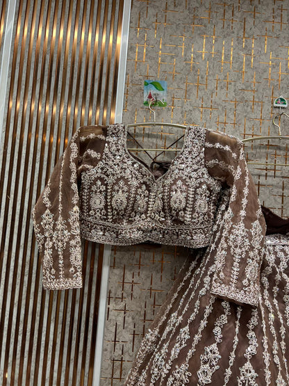 Khoobsurat Yellow haldi mehendi crop top Lehenga