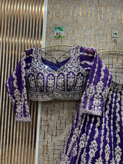 Khoobsurat Yellow haldi mehendi crop top Lehenga