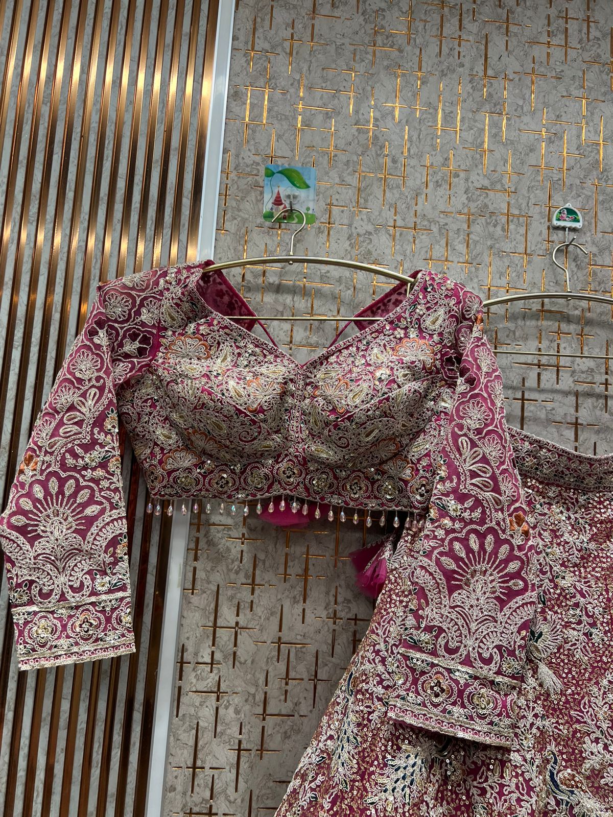 Attractive Yellow Haldi mehendi crop top Lehenga peacock