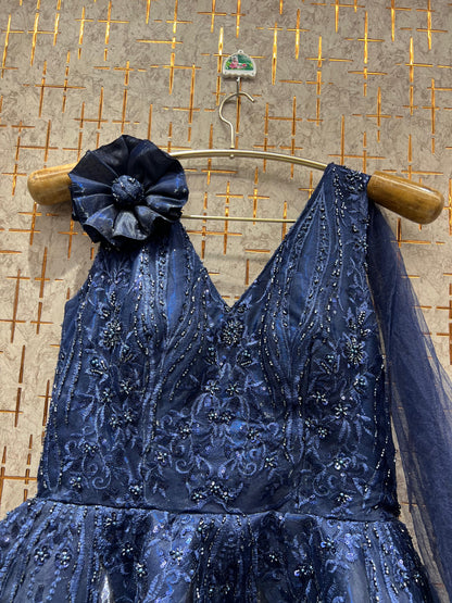 Attractive black gown