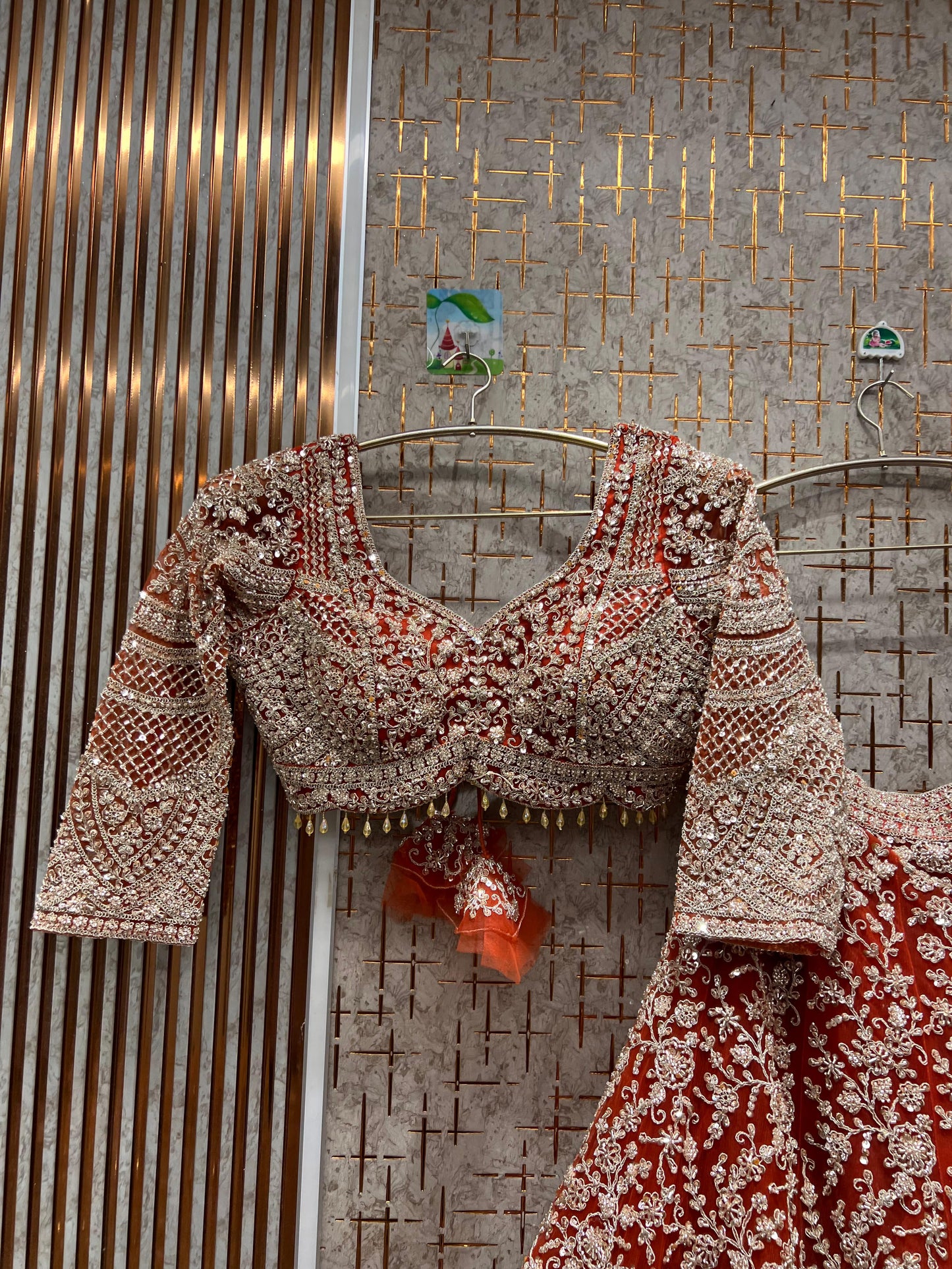 Eye catching yellow haldi mehendi crop top Lehenga