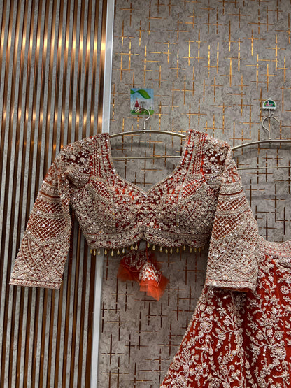 Eye catching yellow haldi mehendi crop top Lehenga