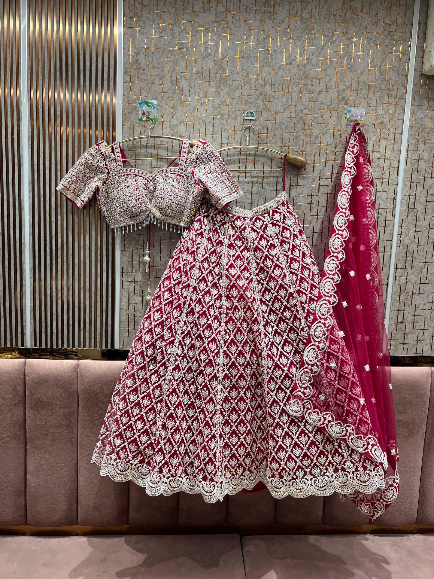 Haldi Yellow crop top Lehenga