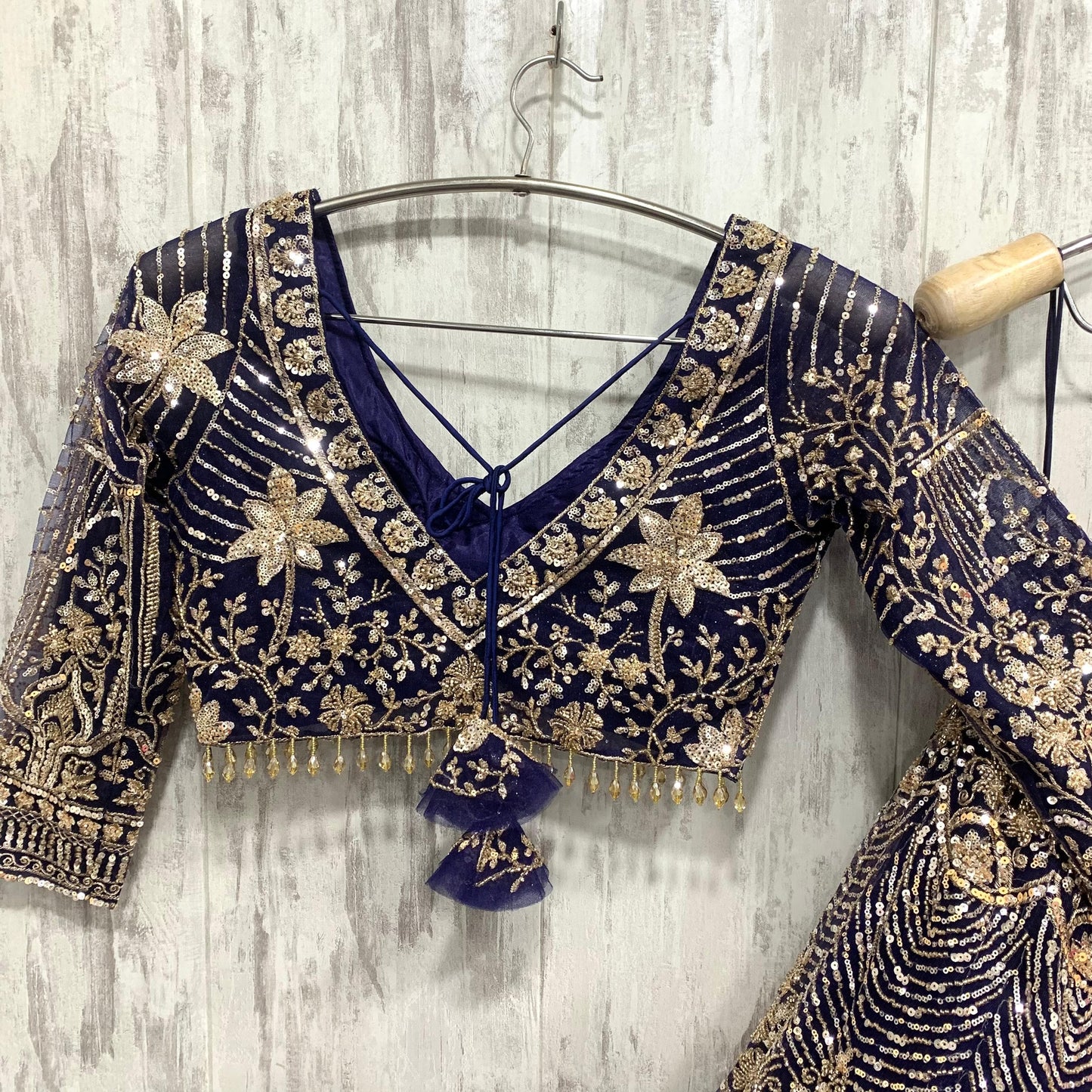 Something different Brown rust crop top Lehenga 16 kali