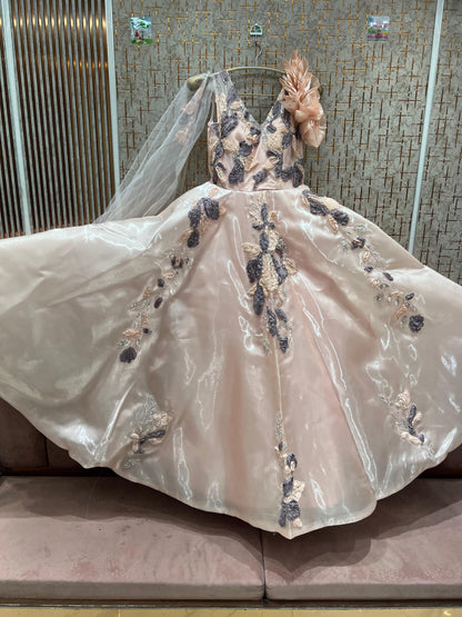 Awesome sky blue gown