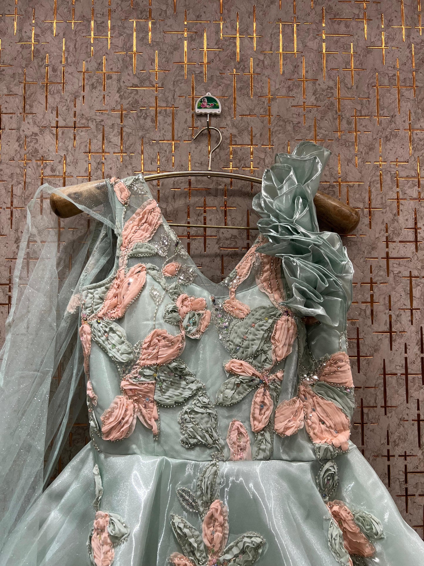 Awesome sky blue gown