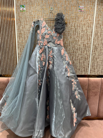 Awesome sky blue gown