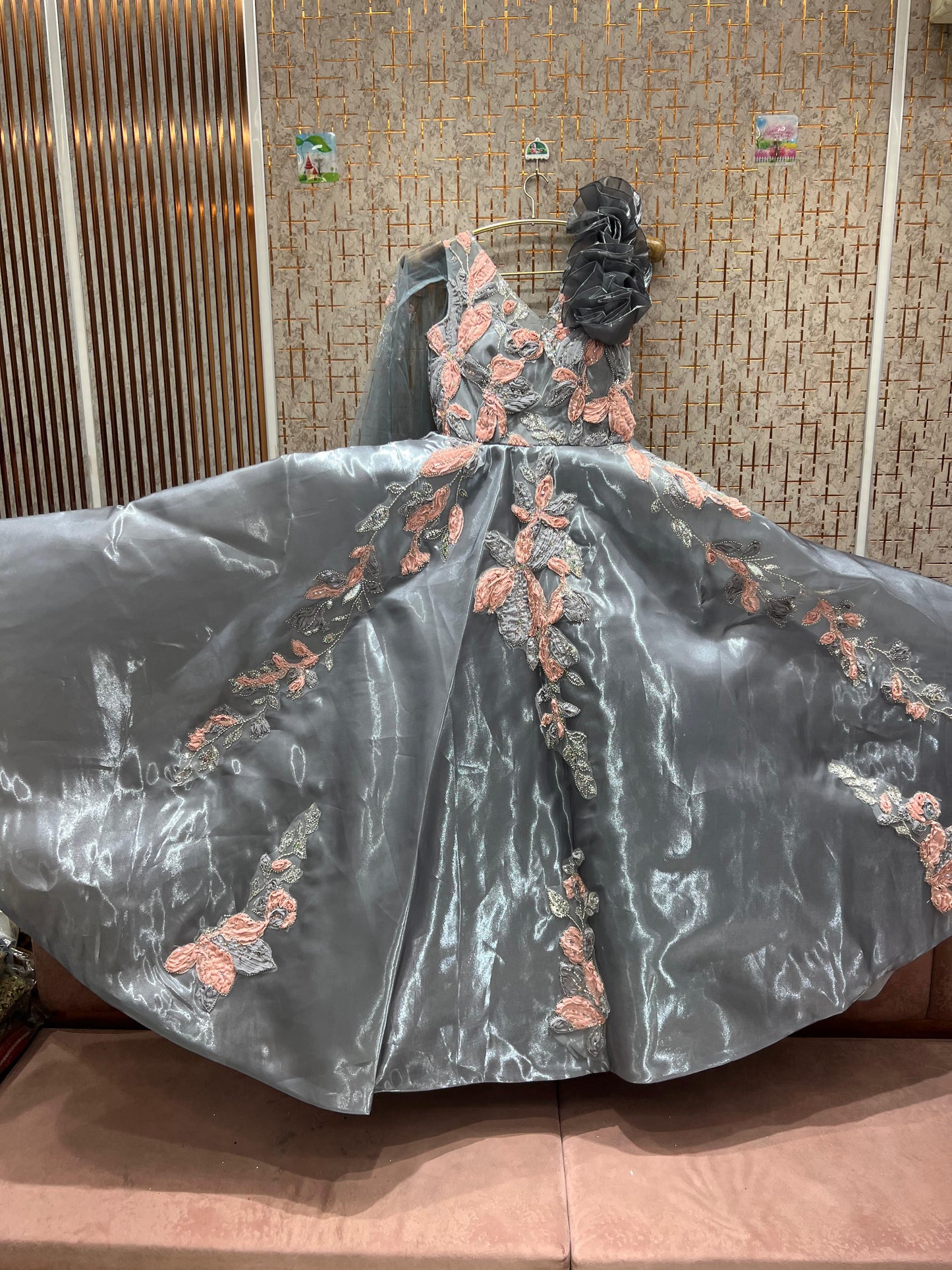 Awesome sky blue gown